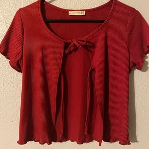 Red rose open tank